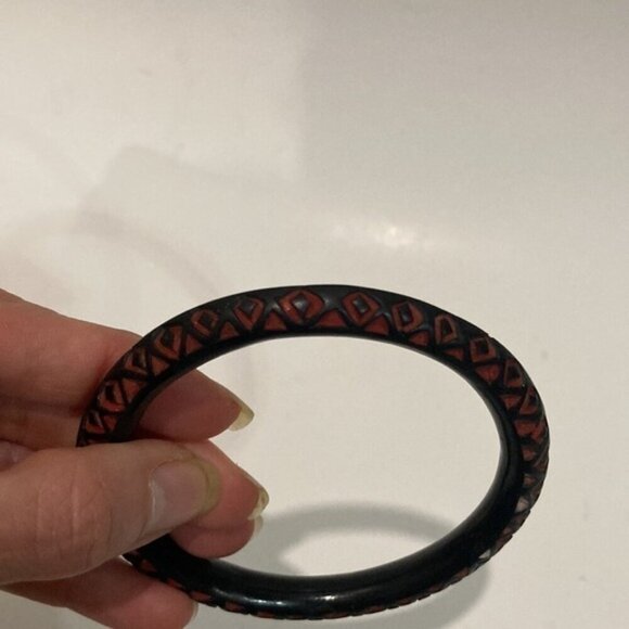 SET OF THREE 3 Brown Boho Bangle bracelets​​​​​​ - Picture 2 of 9